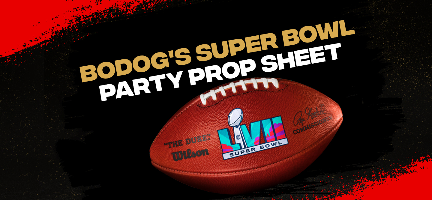 Super Bowl party prop sheet