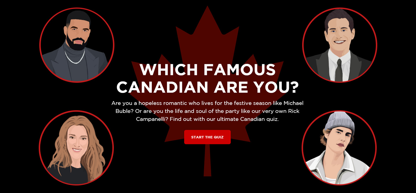 Canadian celebrity quiz